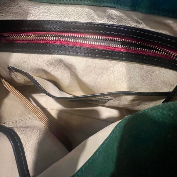 Dooney & Bourke Large Cassidy Florentine Vacchetta Leather Hobo Bag Purse WOW - Picture 6 of 16